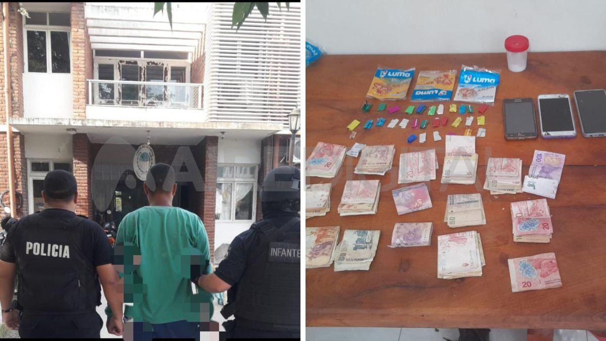 El joven detenido fue trasladado a la Comisaría 12°, de Santo Tomé.