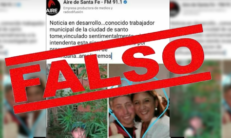 En la imagen observamos una supuesta publicación relacionada a nuestro medio. En la imagen observamos una supuesta publicación relacionada a nuestro medio.
