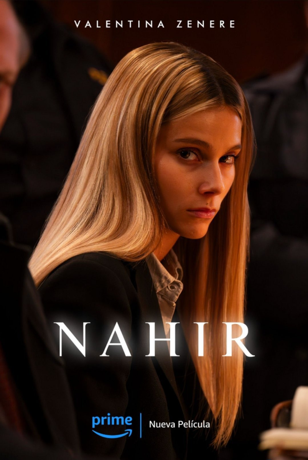 Valentina Zenere como Nahir Galarza en el póster oficial de "Nahir". Valentina Zenere como Nahir Galarza en el póster oficial de "Nahir".