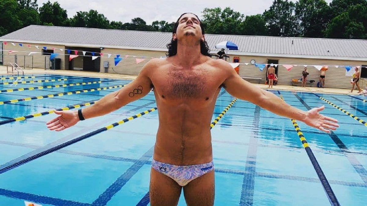 Santiago Grassi se tiró al agua después de 70 días