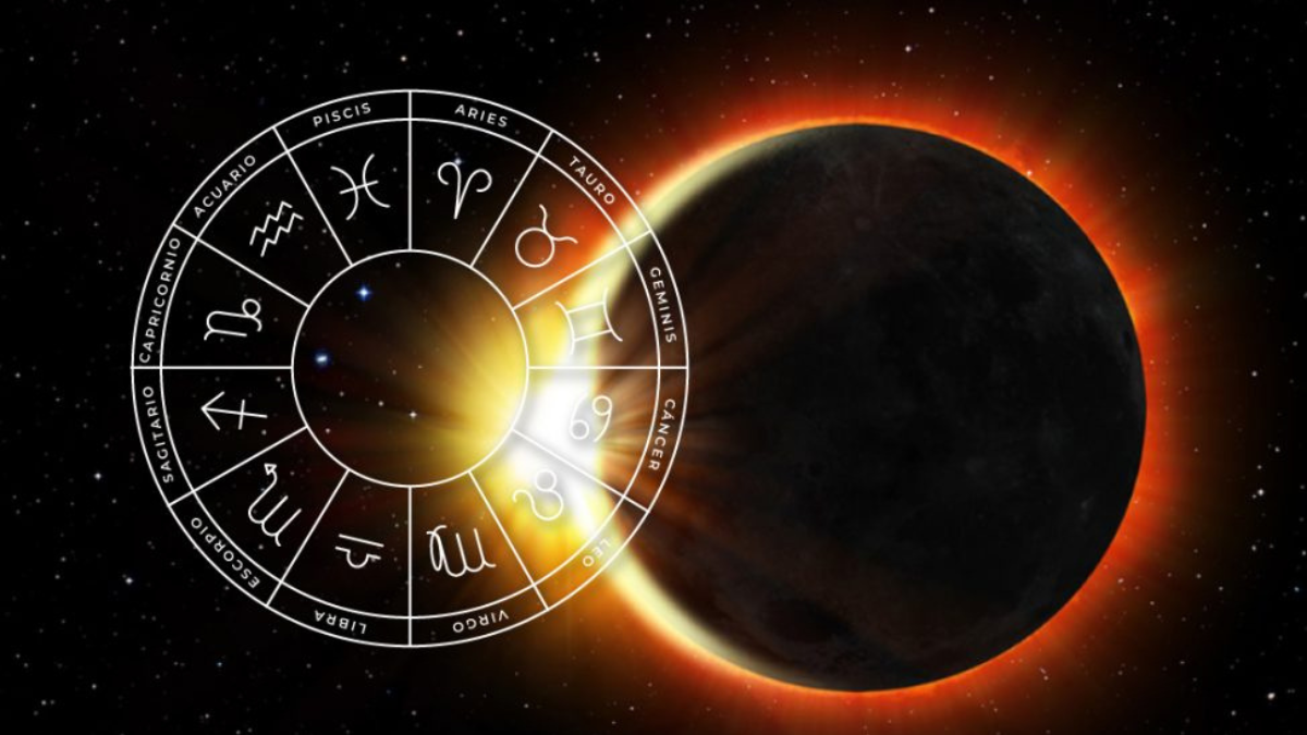 Eclipse de sol en Aries del 8 de abril 2024 cómo influye en cada signo