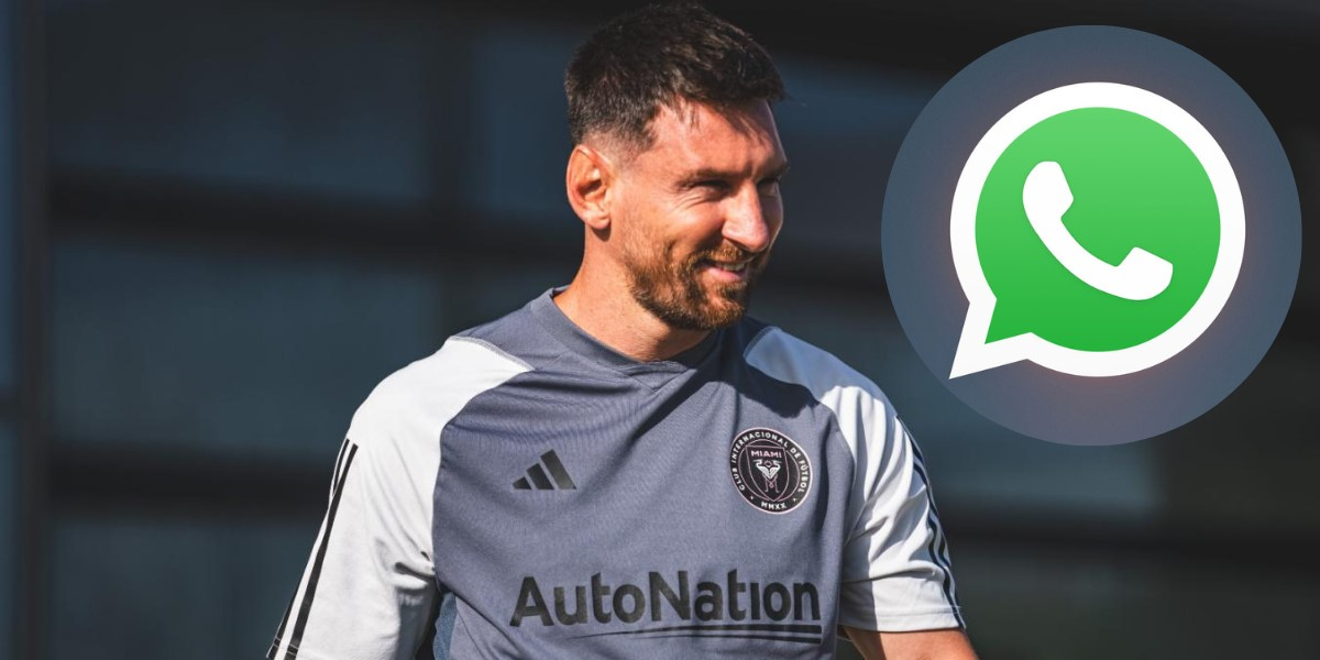 Lionel Messi sorprendió a sus compañeros en el grupo de WhatsApp del Inter Miami.