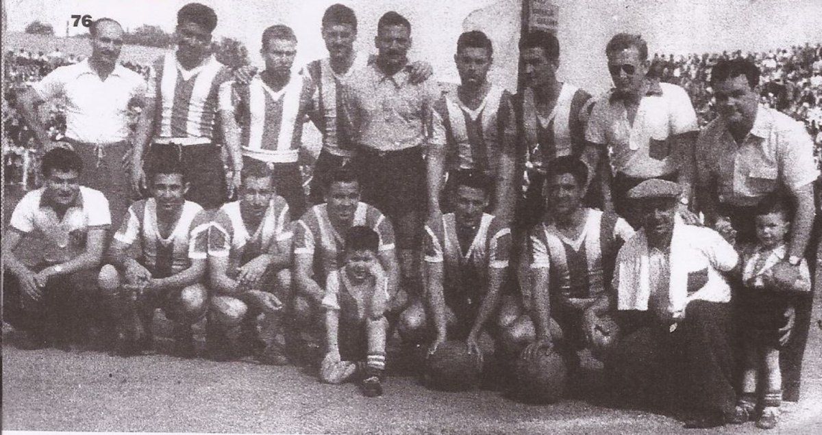 Unión finalizó tercero en el año de sus bodas de oro. Año 1957