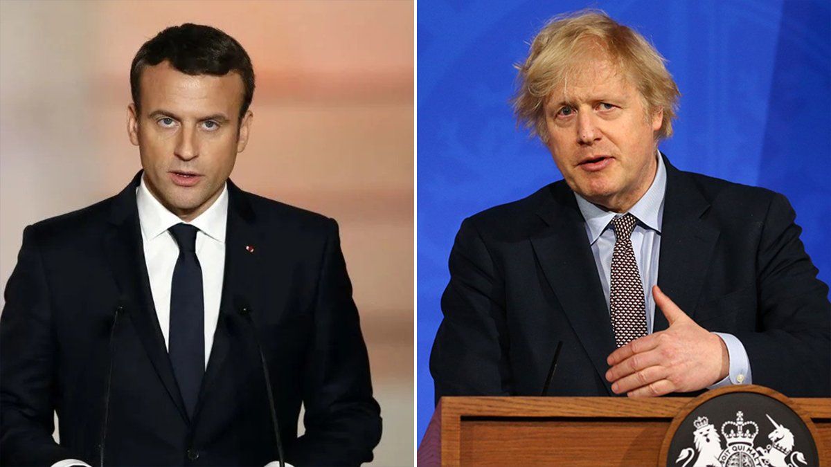 Macron y Johnson reaccionaron a los ataques de Rusia en Ucrania.