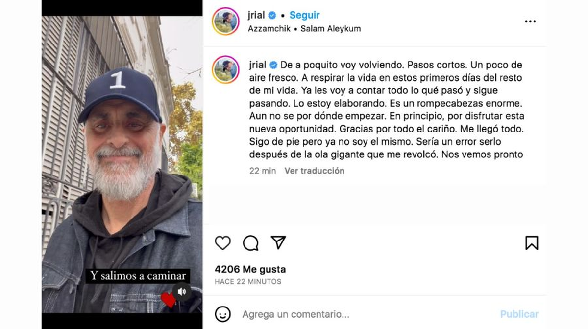 Jorge Rial deberá tener una vida mucho más tranquila.