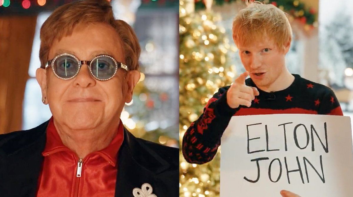 Ed Sheeran estrenará canción navideña con Elton John