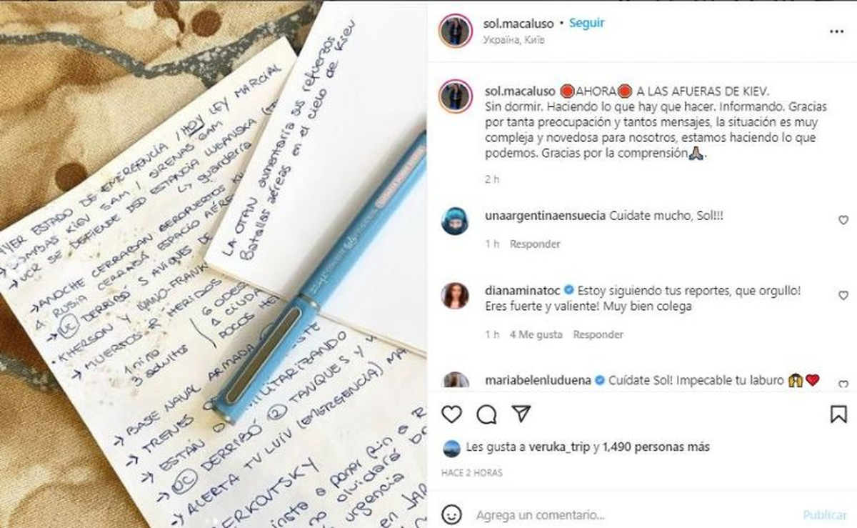 LOS APUNTES DE UNA PERIODISTA ARGENTINA EN KIEV