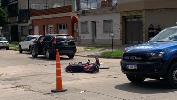 Grave accidente en barrio Ciudadela: dos motociclistas fueron trasladados de urgencia