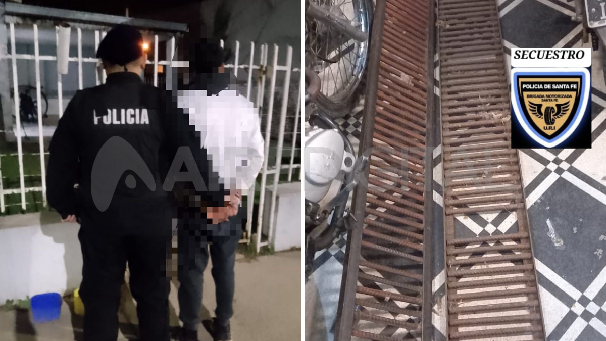 Un hombre detenido en Santa Fe por robar rejillas de las alcantarillas