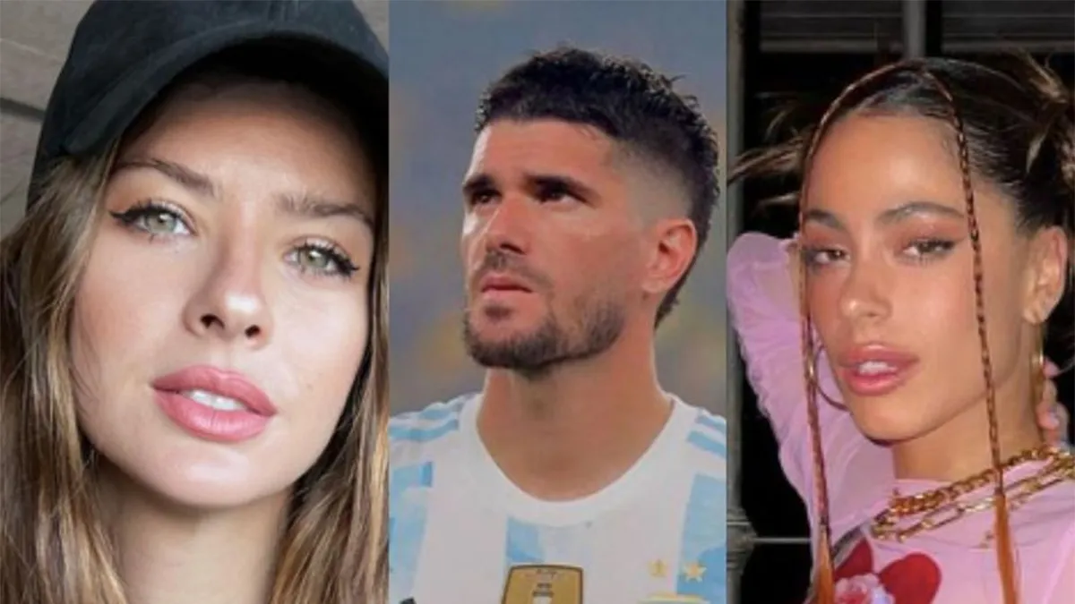 La China Suárez sería la tercera en discordia entre Rodrigo De Paul y Tini Stoessel