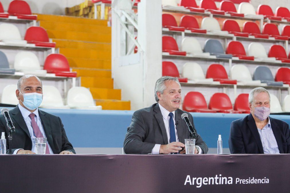 Alberto Fernández encabezó un acto en Morón