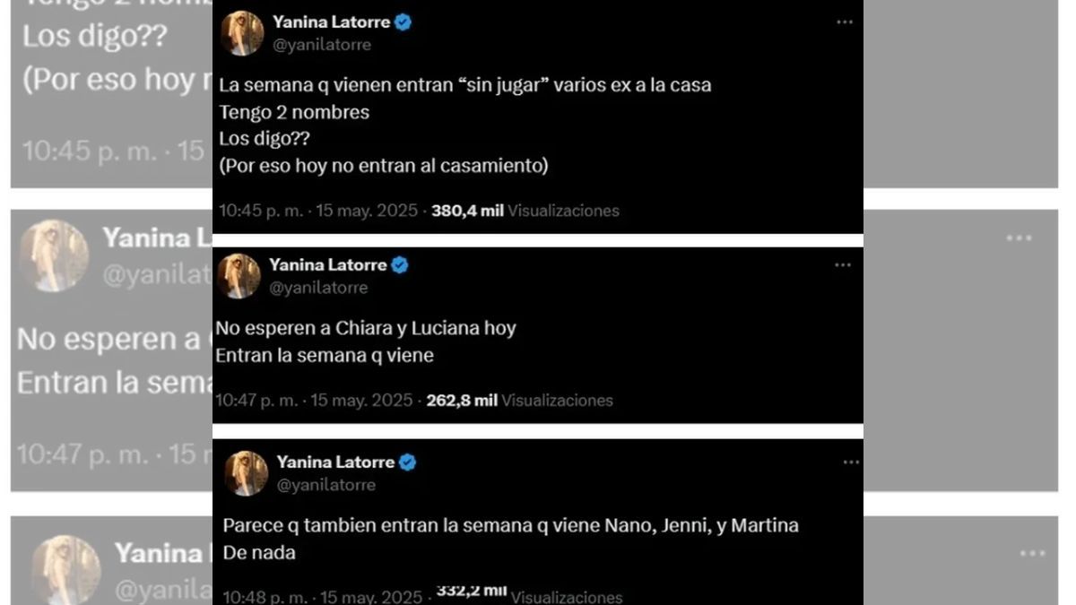 Yanina Latorre reveló por qué algunos no volvieron a Gran Hermano. Yanina Latorre reveló por qué algunos no volvieron a Gran Hermano.