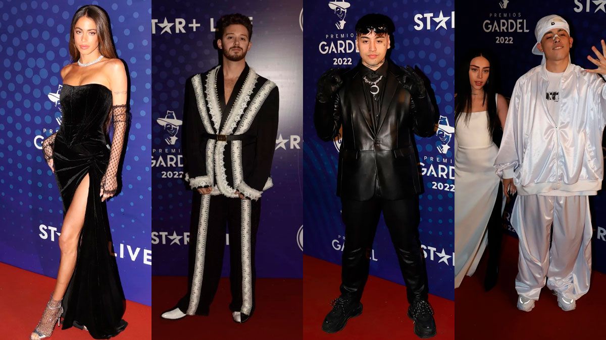 Premios Gardel 2022: los mejores looks de la  alfombra roja