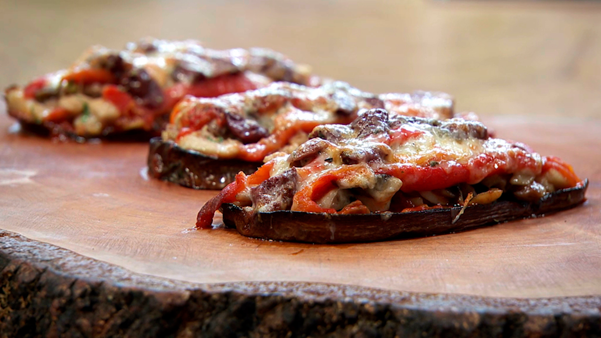 Mini pizzas de berenjena: la receta deliciosa y nutritiva para hacer rápidamente