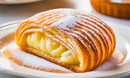 La sfogliatella se disfruta mejor recién horneada, cuando su masa conserva ese contraste perfecto entre lo crujiente y lo cremoso. La sfogliatella se disfruta mejor recién horneada, cuando su masa conserva ese contraste perfecto entre lo crujiente y lo cremoso.