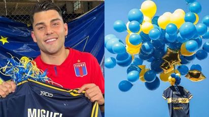Qué jugador se llevó de la Bombonera la camiseta homenaje a Miguel Ángel Russo: 