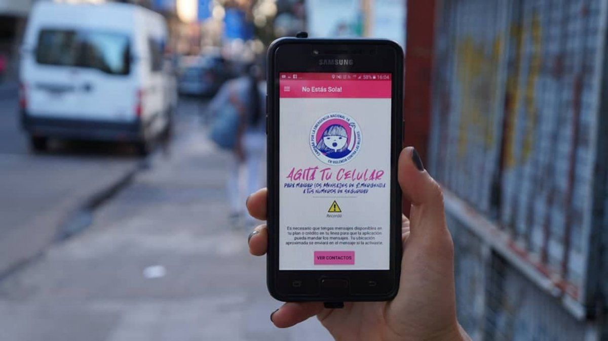 Aplicaci&oacute;n No Est&aacute;s Sola de Rosario.&nbsp;