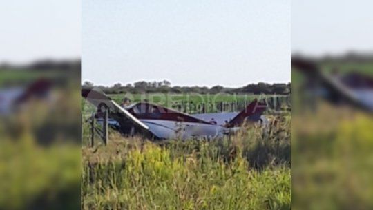 La aeronave estaba en un camino rural lindero a la ruta nacional 11.&nbsp;