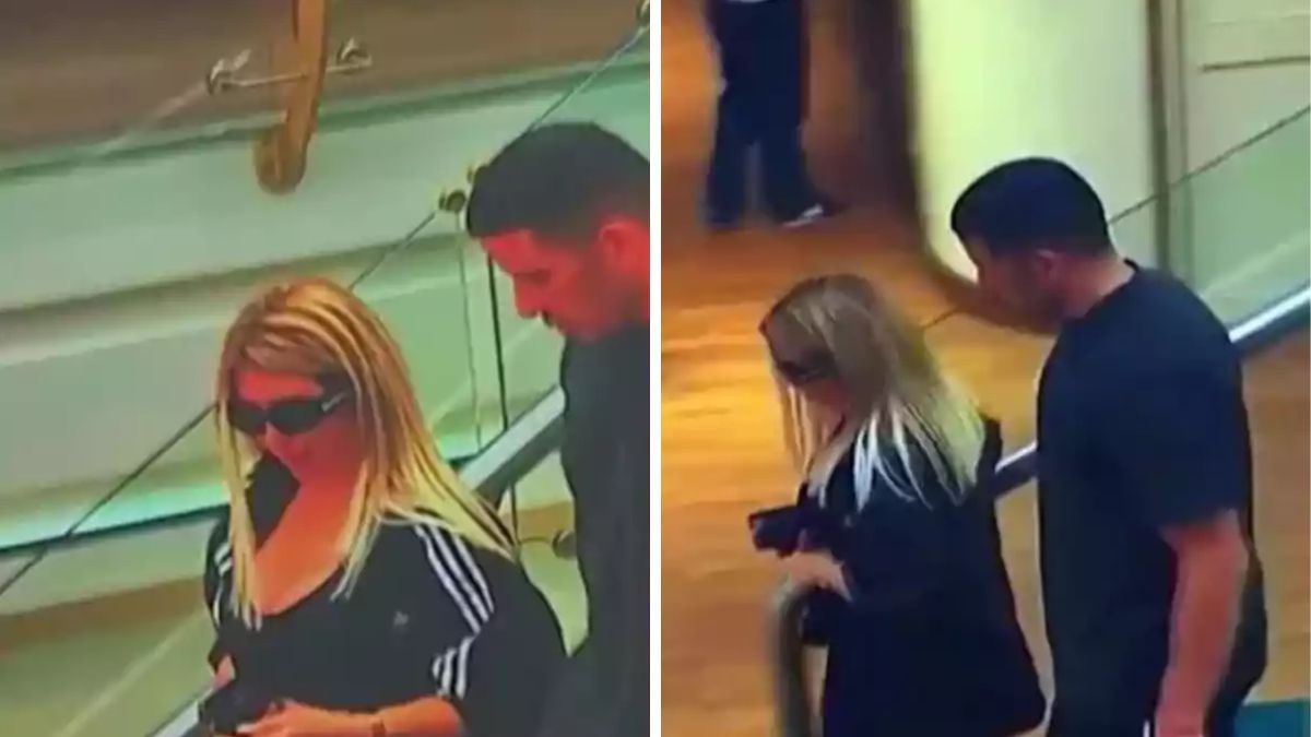 Las imágenes de Wanda Nara y Martín Migueles se viralizaron en redes.