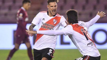 Torneo de la Liga Profesional: River derrotó a Lanús a domicilio y reafirmó su condición de candidato
