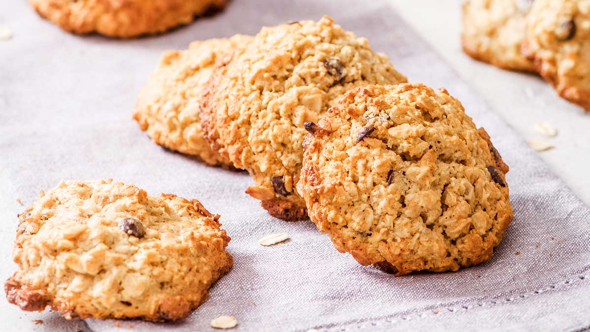 Galletitas de banana y avena: la receta fácil