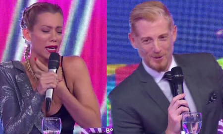 Nicole Neumann y Martín Liberman dejaron en claro sus diferentes posturas en Los 8 escalones del millón. Nicole Neumann y Martín Liberman dejaron en claro sus diferentes posturas en Los 8 escalones del millón.
