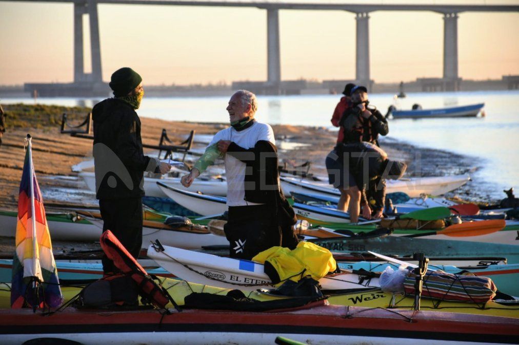 La Multisectorial Humedales arribó este martes al Dique Luján