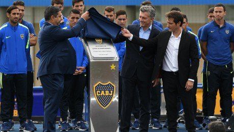 El presidente Macri inauguró el predio de Boca en Ezeiza