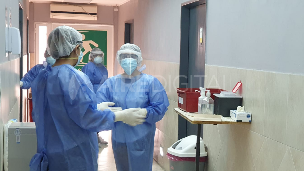 El centro de salud fue designado por la cartera sanitaria como lugar de internación de casos covid