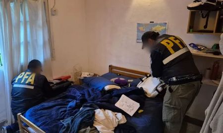 El allanamiento se realizó en la localidad de Pilar, en Buenos Aires. El allanamiento se realizó en la localidad de Pilar, en Buenos Aires.