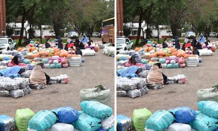 Incautaron en Elisa, provincia de Santa Fe, mercadería de contrabando. Incautaron en Elisa, provincia de Santa Fe, mercadería de contrabando.