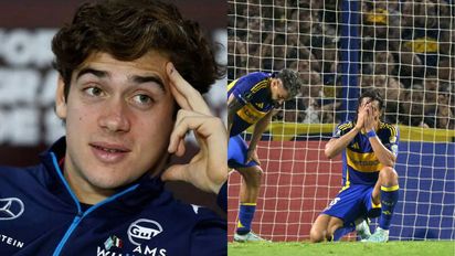 Hasta Franco Colapinto reaccionó a la eliminación de Boca: 