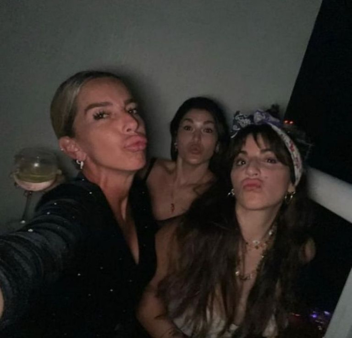 La difícil noche de Gianinna Maradona y Daniel Osvaldo.
