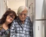 Enrique y Elvira, los vecinos de barrio Guadalupe víctimas del robo. Enrique y Elvira, los vecinos de barrio Guadalupe víctimas del robo.