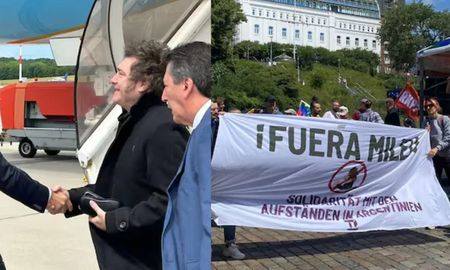 Milei llegó a Alemania en medio de protestas: recibirá una distinción en Hamburgo y luego viaja a Berlín Milei llegó a Alemania en medio de protestas: recibirá una distinción en Hamburgo y luego viaja a Berlín
