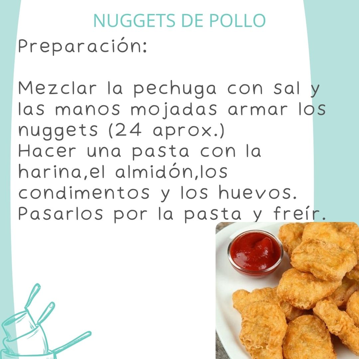 Los nuggets de pollo son una opción ideal para cocinar en casa y disfrutar en familia. Los nuggets de pollo son una opción ideal para cocinar en casa y disfrutar en familia.