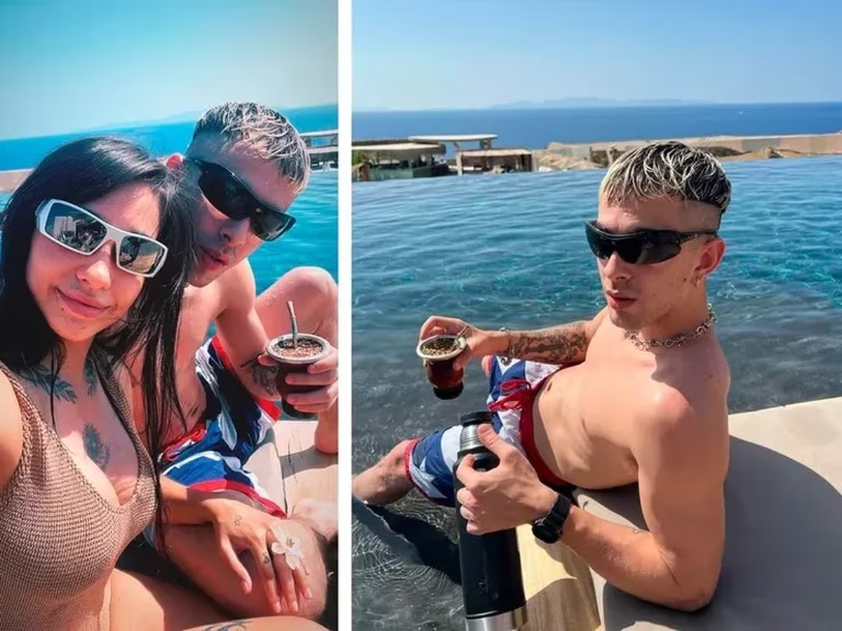 María Becerra y J Rei disfrutan de sus vacaciones en Grecia. María Becerra y J Rei disfrutan de sus vacaciones en Grecia.