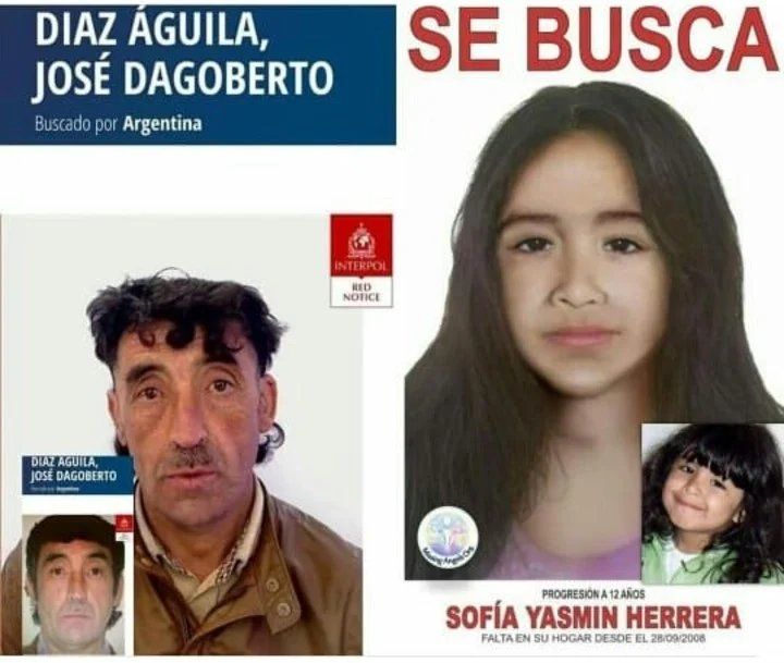 Dagoberto Díaz Aguila, sospechoso de haber secuestrado a Sofía Herrera en 2008.