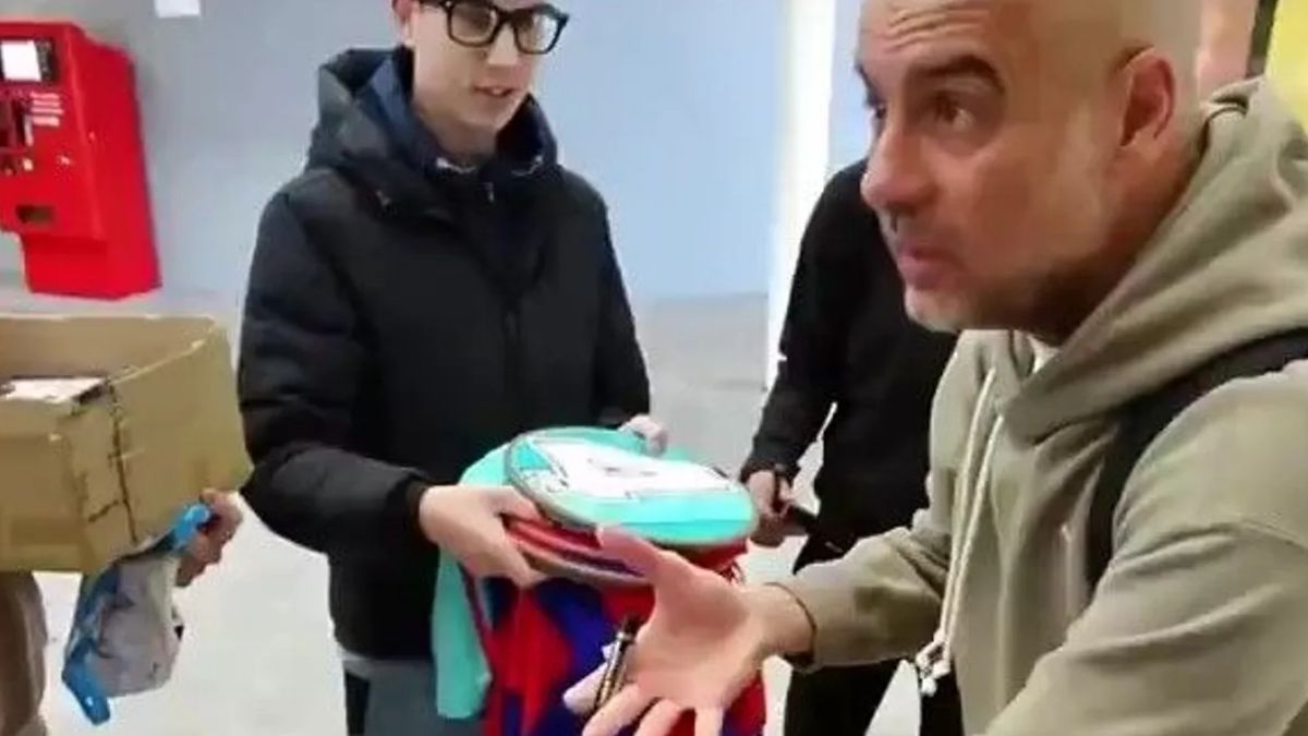 Pep Guardiola se enojó con unos chicos y se negó a firmarles autógrafos: Conozco sus caras