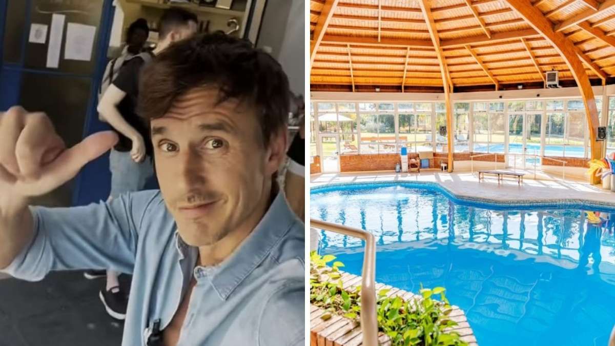 Roberto García Moritán inició un tratamiento en el Centro Adventista de Vida Sana de Puiggari.