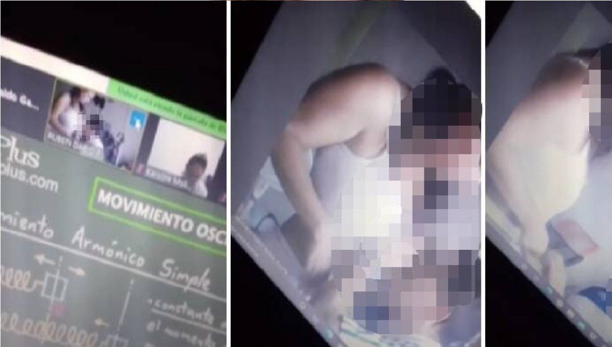 Profesor dejó la cámara encendida tras una clase y alumnos lo grabaron teniendo sexo con su esposa