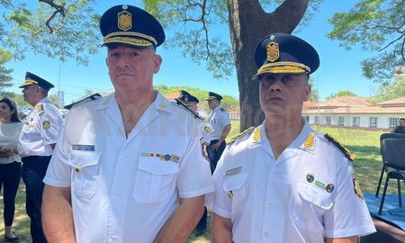 Luis Maldonado y Daniel Filchel es la nueva dupla al mando de la Policía de Santa Fe. Luis Maldonado y Daniel Filchel es la nueva dupla al mando de la Policía de Santa Fe.