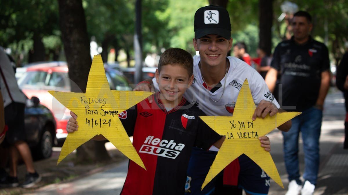 La estrella no podía faltar en la previa del Clásico Santafesino.