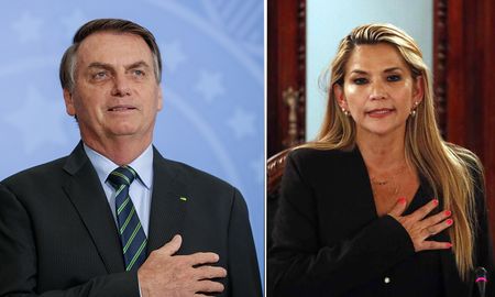 Bolsonaro dijo que su país estaría dispuesto a darle cobijo a la expresidenta de facto boliviana Jeanine Áñez. Bolsonaro dijo que su país estaría dispuesto a darle cobijo a la expresidenta de facto boliviana Jeanine Áñez.