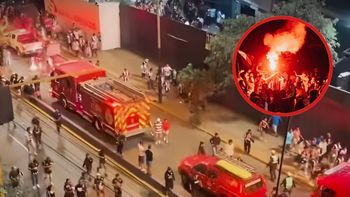 Banderazo trágico de hinchas: al menos un muerto y casi 60 heridos, algunos graves