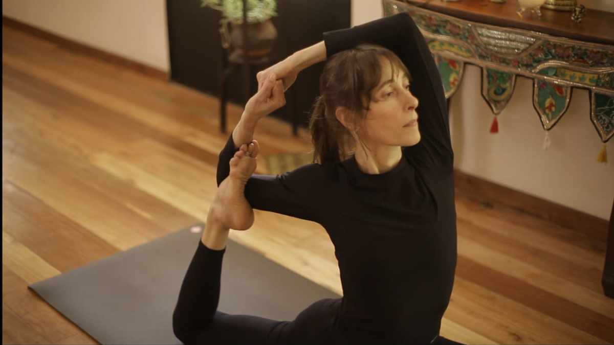 Julieta Peteán, profesora de Ashtanga Yoga