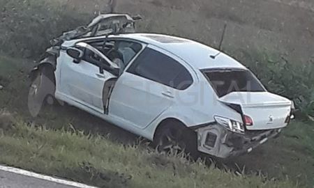 Así quedó el coche tras el accidente. Así quedó el coche tras el accidente.