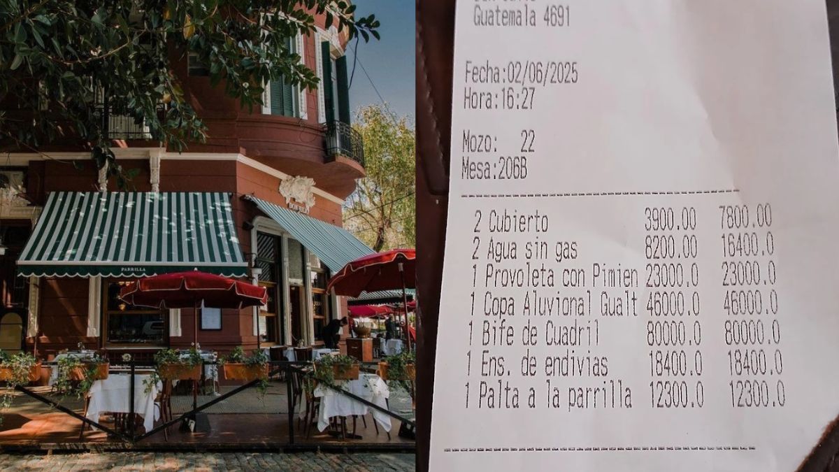 Un hombre mostró lo que comió en los primeros de junio