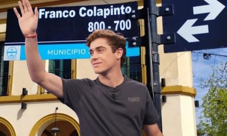 Franco Colapinto, a sus 21 años, ya tiene su propia calle en Luján. Franco Colapinto, a sus 21 años, ya tiene su propia calle en Luján.