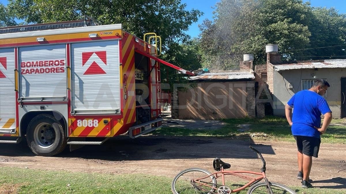 Incendio en el barrio San Agustín II